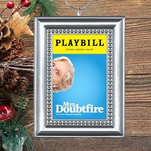 Mrs‎ Doubtfire Broadway Musical Playbill Christmas Tree Ornament
